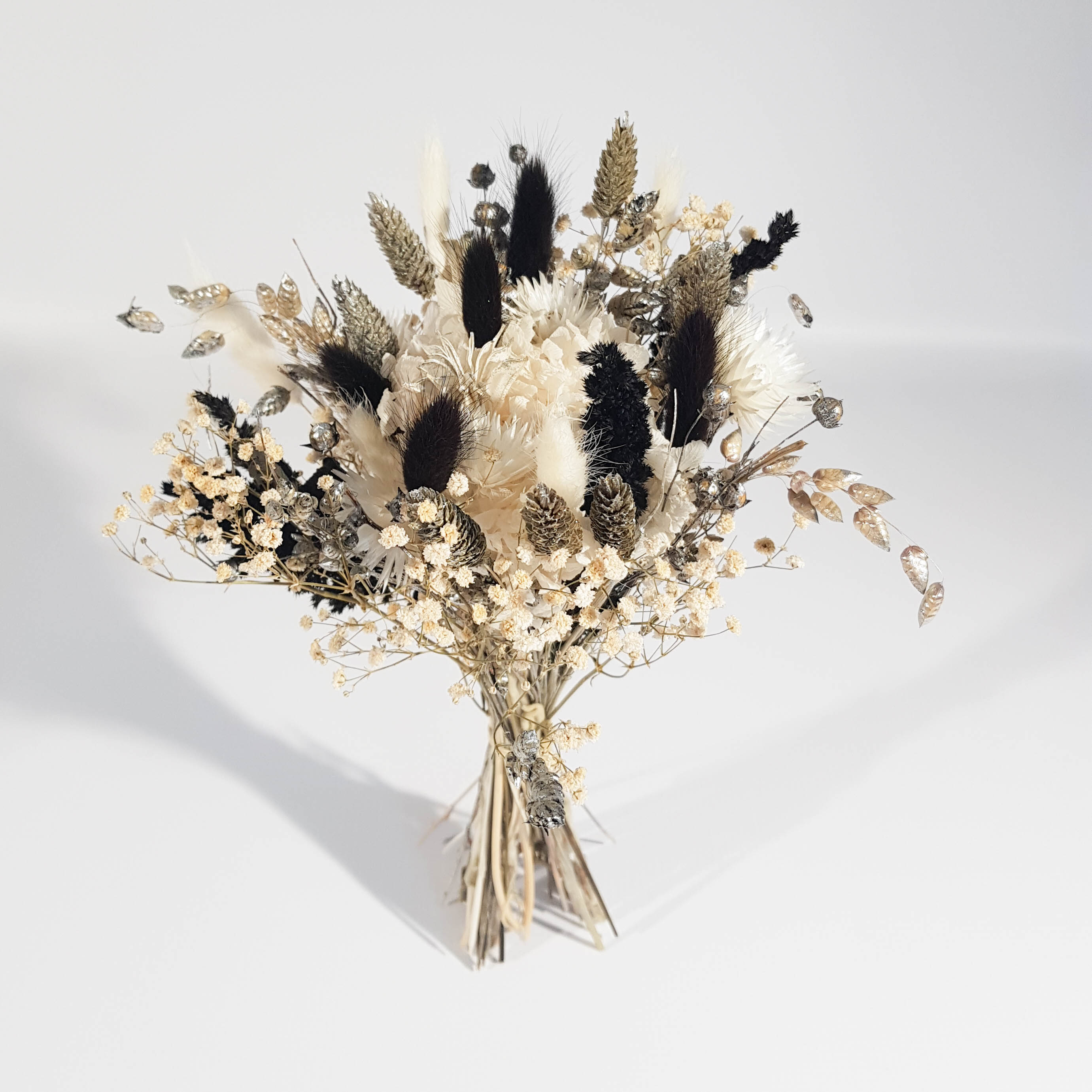 Christmas Bouquet Glam.Bl/Bl/sil x-small 28cm 40 g