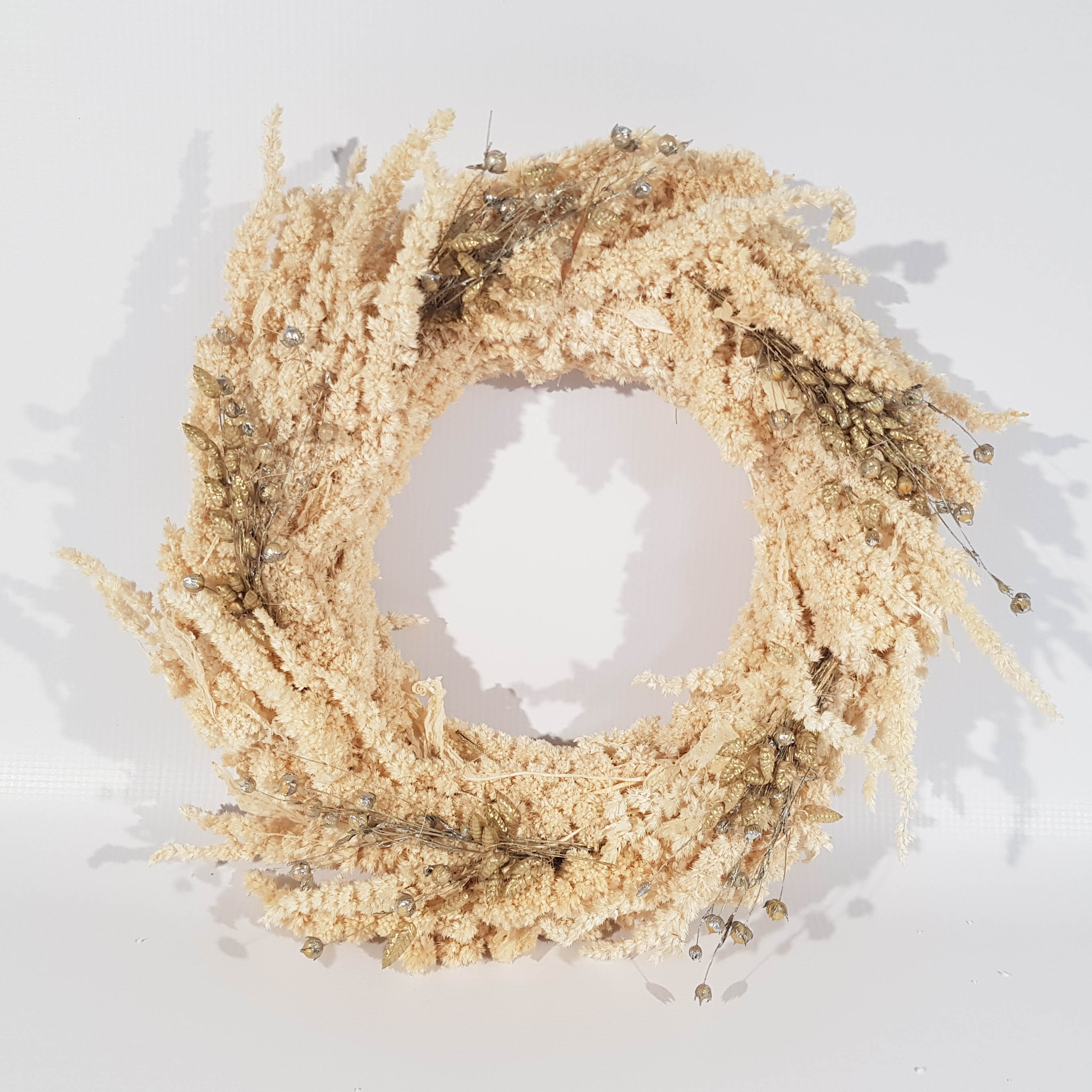 Kranz Amaranthus Thumb Bleached+Gold D 30 cm