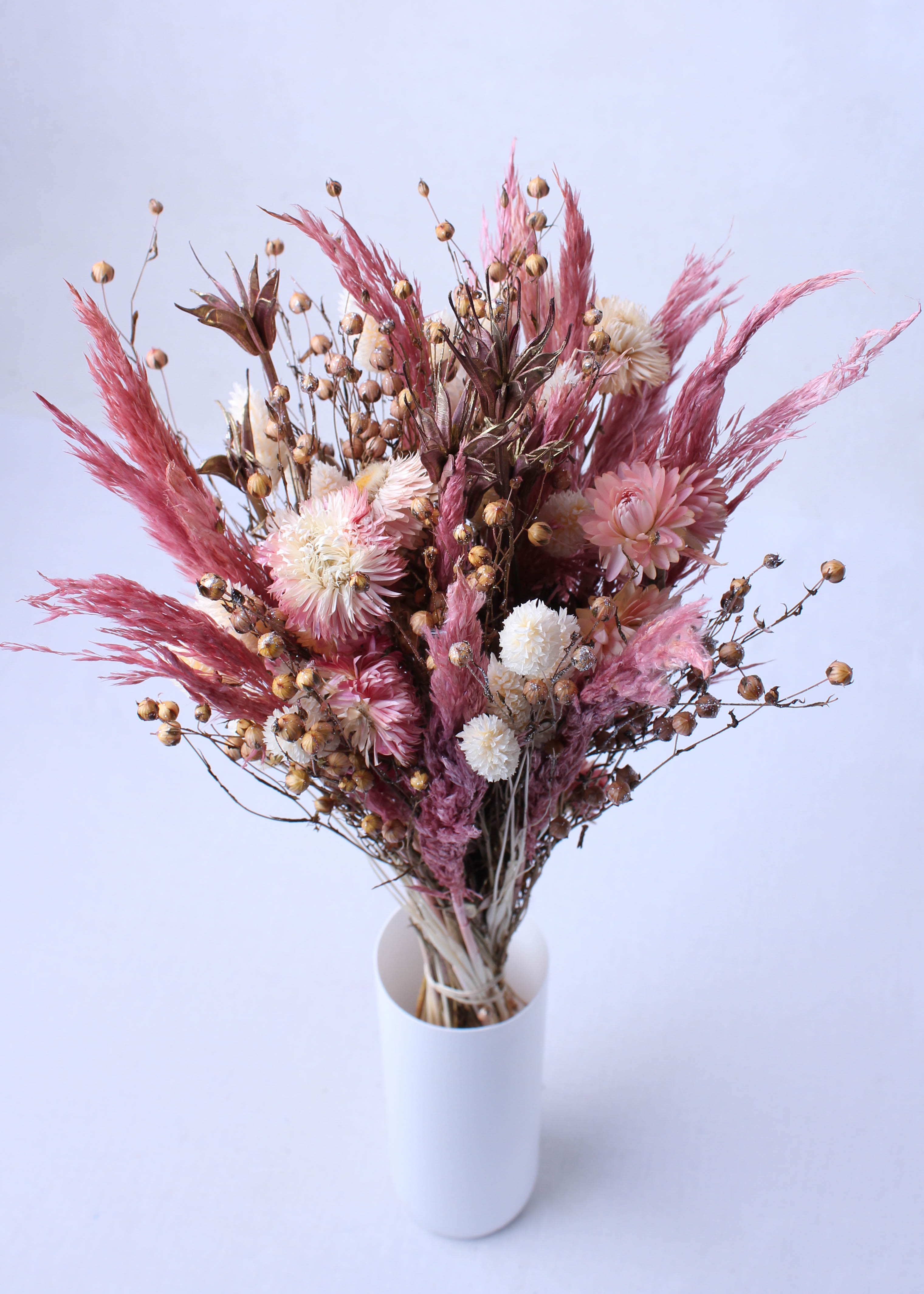Christmas Bouquet Frosted Blush 50cm 100g