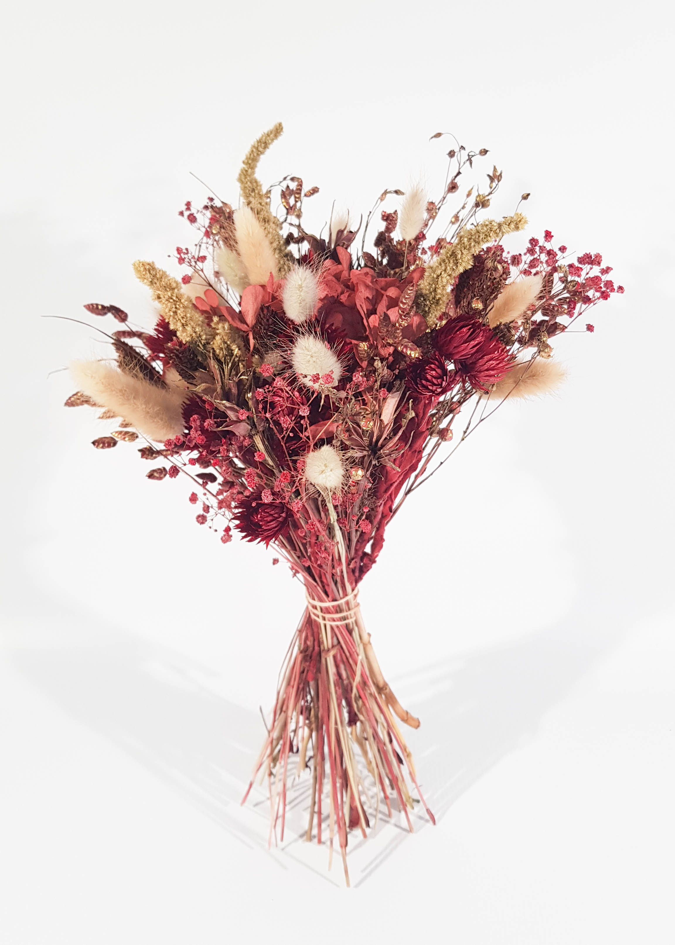 Christmas Bouquet Bordeaux Gold Small 38 cm 85 G