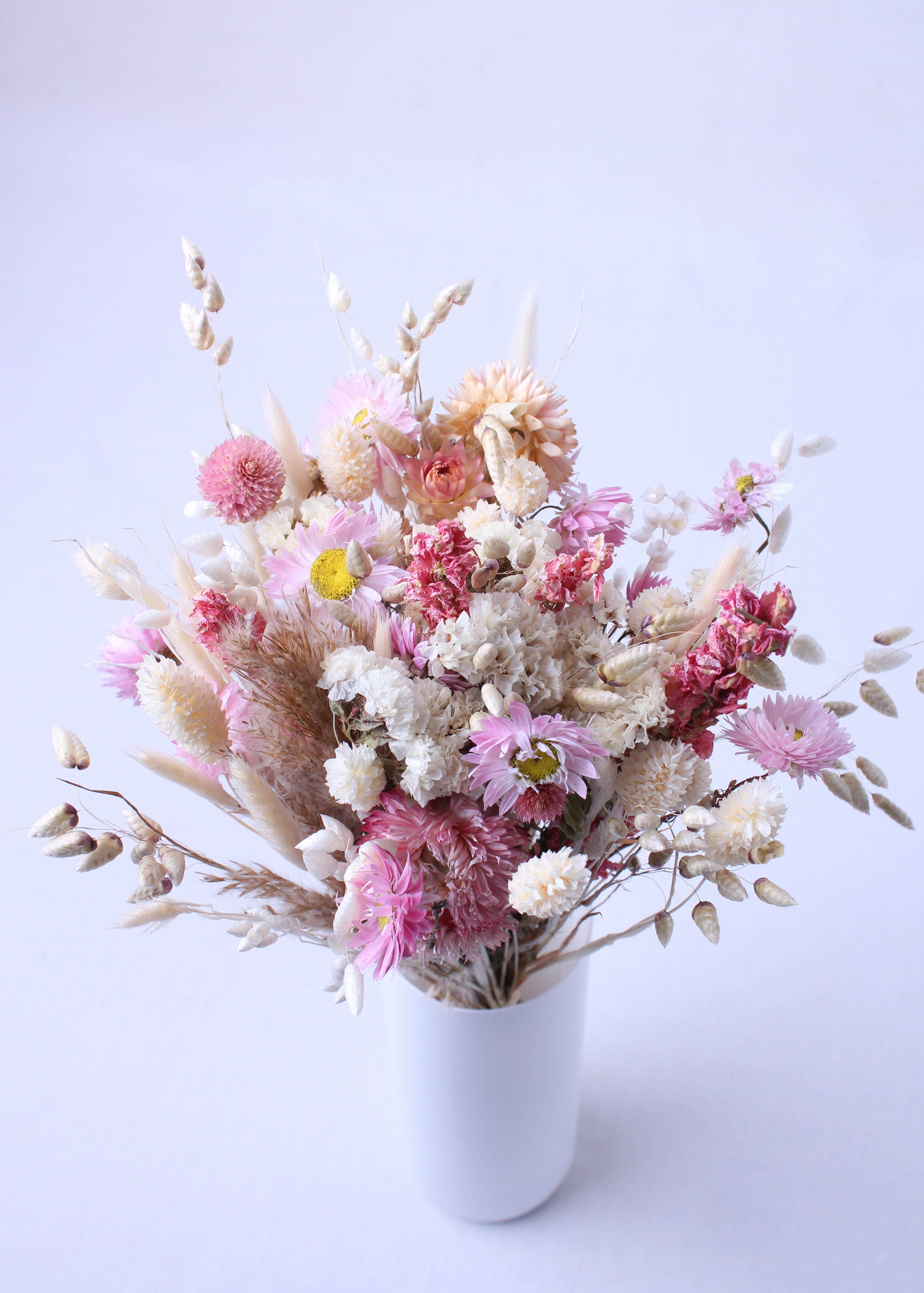 Country Bouquet white/blush 38cm, 75g