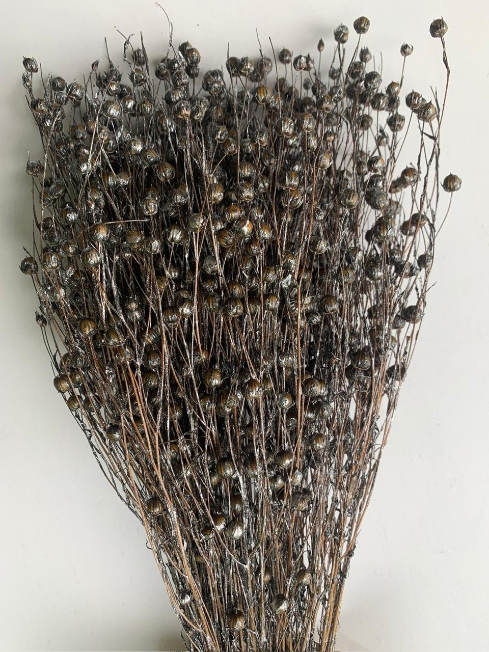 Linum Black Silver washed 40-50cm 75g