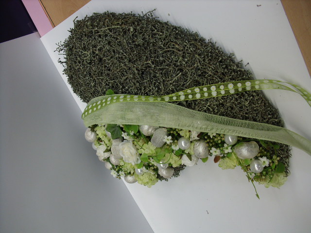 Vine Cluster Herz geb. 35 green frosted
